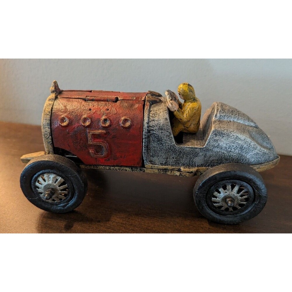 1998 CBK LTD Vintage #5 Toy Race Car w Lifting Hood